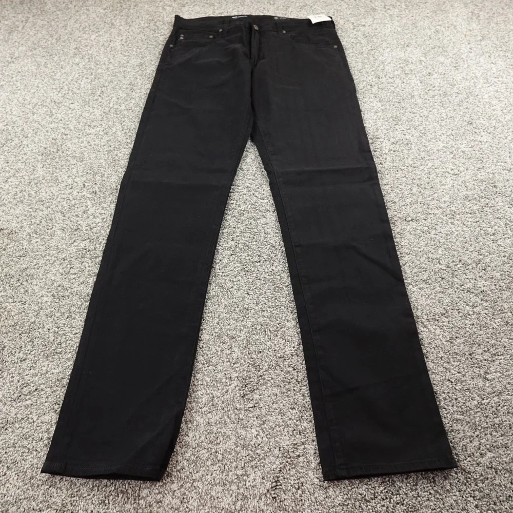 NEW AG Adriano Goldschmied‎ Jeans Mens 34X34 Black Tellis Modern Slim Stretch